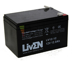 Batera 12 V 12 Amperios Liven Battery LV12-12